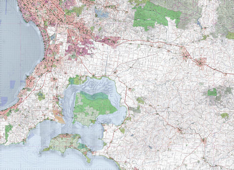Getlost Map 7921-8021 WESTERN PORT-WARRAGUL Victoria Topographic Map V16b 1:75,000 Preview 1