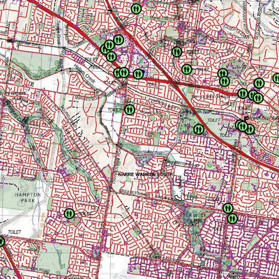 Getlost Map 7921-8021 WESTERN PORT-WARRAGUL Victoria Topographic Map V16b 1:75,000 Preview 3