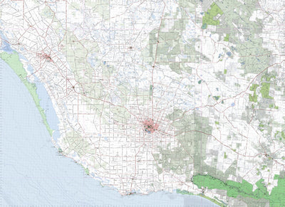 Getlost Map 7022 GAMBIER Victoria Topographic Map V16b 1:75,000 Preview 1