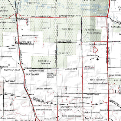 Getlost Map 7022 GAMBIER Victoria Topographic Map V16b 1:75,000 Preview 2