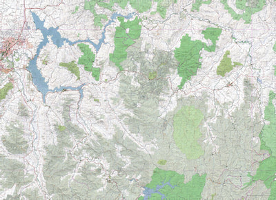 Getlost Map 8325-8425 TALLANGATTA-CORRYONG Victoria Topographic Map V16b 1:75,000 Preview 1