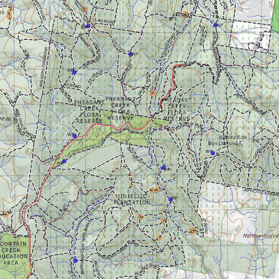 Getlost Map 8325-8425 TALLANGATTA-CORRYONG Victoria Topographic Map V16b 1:75,000 Preview 3