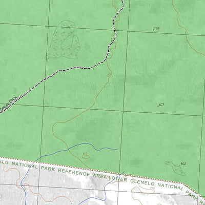Getlost Map 7121-1 KINCAID Victoria Topographic Map V16b 1:25,000 Preview 2