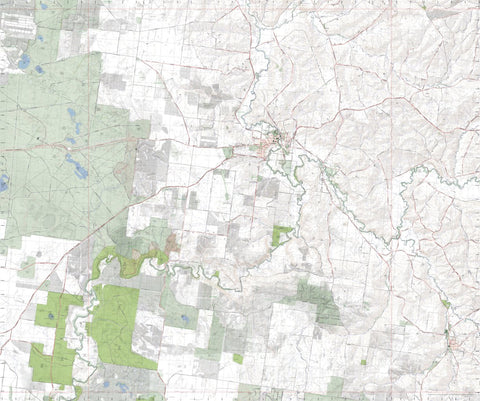 Getlost Map 7122-1 CASTERTON Victoria Topographic Map V16b 1:25,000 Preview 1