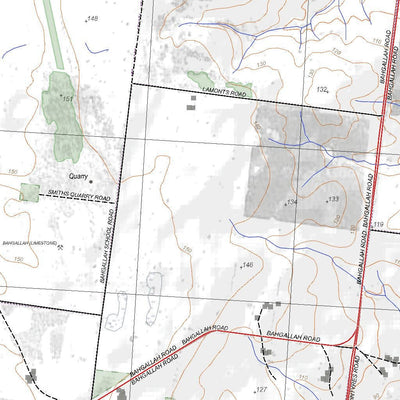 Getlost Map 7122-1 CASTERTON Victoria Topographic Map V16b 1:25,000 Preview 2