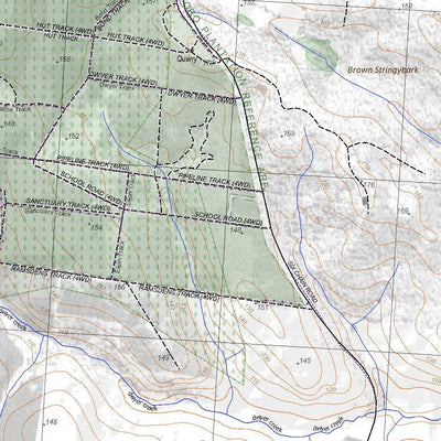 Getlost Map 7122-1 CASTERTON Victoria Topographic Map V16b 1:25,000 Preview 3