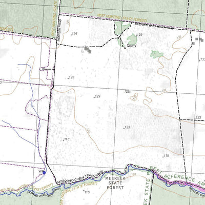 Getlost Map 7123-4 LANGKOOP Victoria Topographic Map V16b 1:25,000 Preview 2