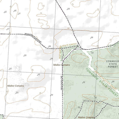 Getlost Map 7127-1 PALLARANG Victoria Topographic Map V16b 1:25,000 Preview 2