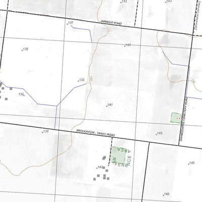 Getlost Map 7125-1 YANAC Victoria Topographic Map V16b 1:25,000 Preview 2