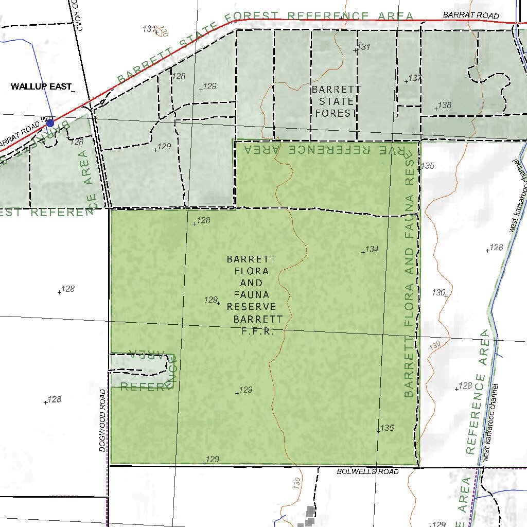 Getlost Map 7325-2 WARRACKNABEAL Victoria Topographic Map V16b 1:25,000 ...