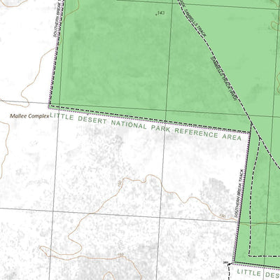 Getlost Map 7124-1 GOROKE Victoria Topographic Map V16b 1:25,000 Preview 2