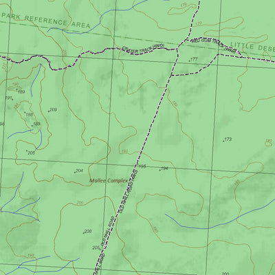 Getlost Map 7224-4 NURCOUNG Victoria Topographic Map V16b 1:25,000 Preview 3