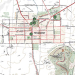 Getlost Map 7322-2 PENSHURST Victoria Topographic Map V16b 1:25,000 Preview 3