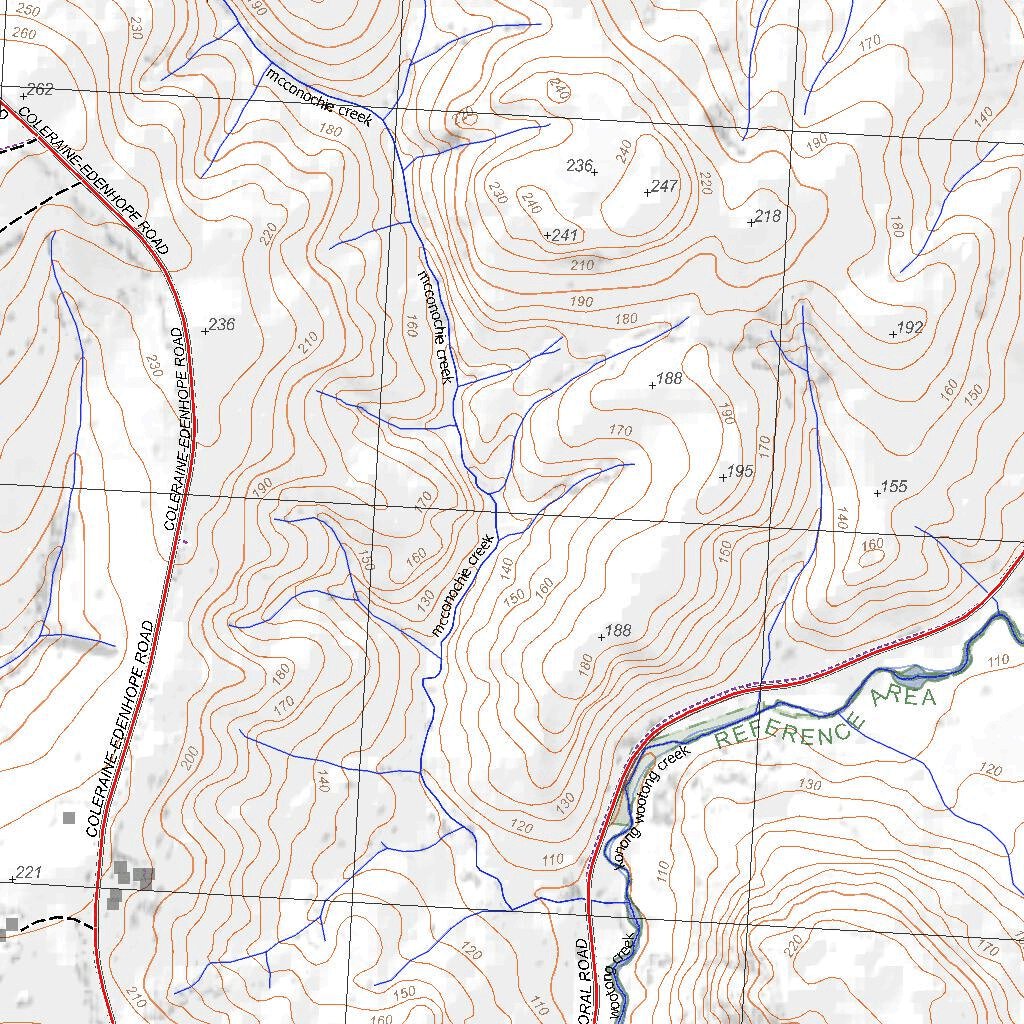 Getlost Map 7222-4 COLERAINE Victoria Topographic Map V16b 1:25,000 by ...