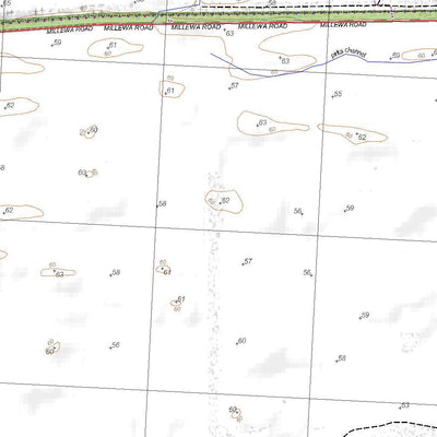 Getlost Map 7229-2 MERRINEE Victoria Topographic Map V16b 1:25,000 Preview 2