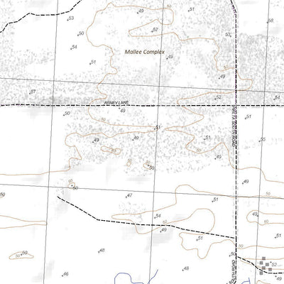 Getlost Map 7229-2 MERRINEE Victoria Topographic Map V16b 1:25,000 Preview 3