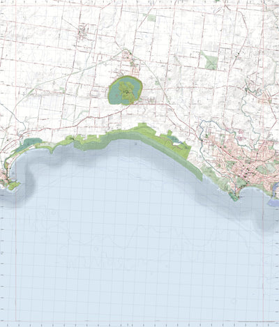 Getlost Map 7321-2 WARRNAMBOOL Victoria Topographic Map V16b 1:25,000 Preview 1