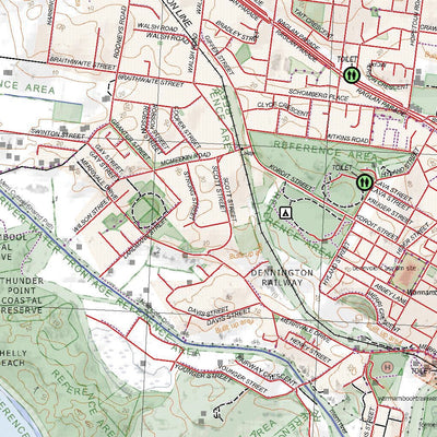Getlost Map 7321-2 WARRNAMBOOL Victoria Topographic Map V16b 1:25,000 Preview 3