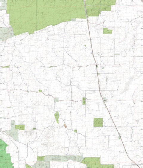 Getlost Map 7327-2 TEMPY Victoria Topographic Map V16b 1:25,000 Preview 1
