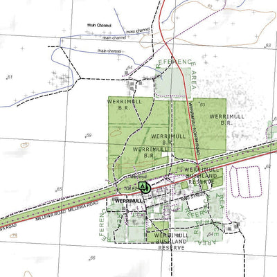Getlost Map 7229-3 WERRIMULL Victoria Topographic Map V16b 1:25,000 Preview 3