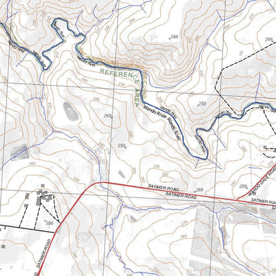 Getlost Map 7223-3 NAREEN Victoria Topographic Map V16b 1:25,000 Preview 3