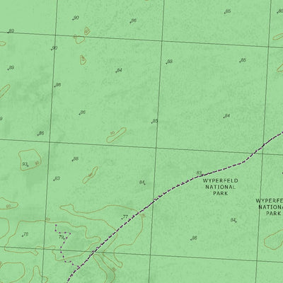 Getlost Map 7226-4 MILMED Victoria Topographic Map V16b 1:25,000 Preview 2