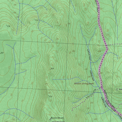 Getlost Map 7323-4 BYRON Victoria Topographic Map V16b 1:25,000 Preview 3