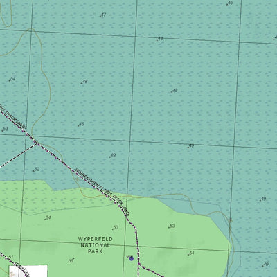 Getlost Map 7227-2 WENNGA Victoria Topographic Map V16b 1:25,000 Preview 2