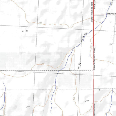 Getlost Map 7322-4 HAMILTON Victoria Topographic Map V16b 1:25,000 Preview 2