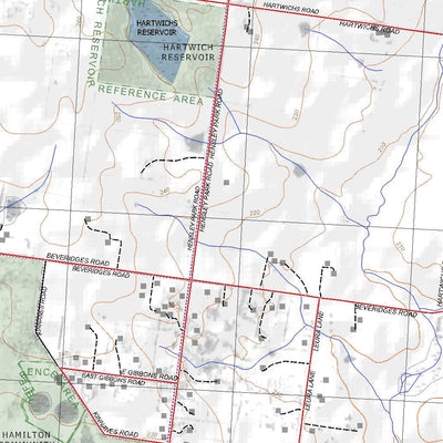 Getlost Map 7322-4 HAMILTON Victoria Topographic Map V16b 1:25,000 Preview 3