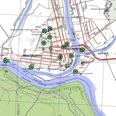 Getlost Map 7229-1 WENTWORTH Victoria Topographic Map V16b 1:25,000 Preview 3