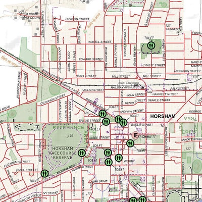 Getlost Map 7324-4 HORSHAM Victoria Topographic Map V16b 1:25,000 Preview 3