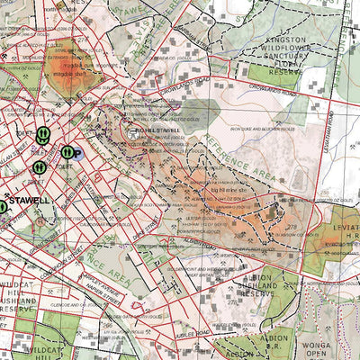 Getlost Map 7423-1 STAWELL Victoria Topographic Map V16b 1:25,000 Preview 3
