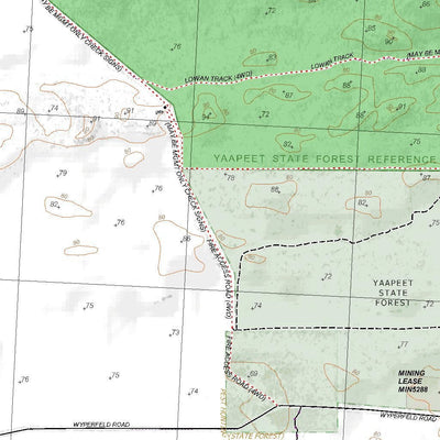Getlost Map 7326-4 BRAMBRUK Victoria Topographic Map V16b 1:25,000 Preview 2