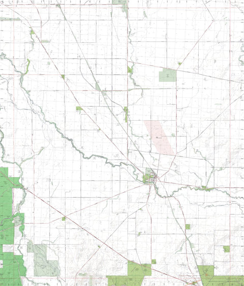 Getlost Map 7424-3 GLENORCHY Victoria Topographic Map V16b 1:25,000 Preview 1
