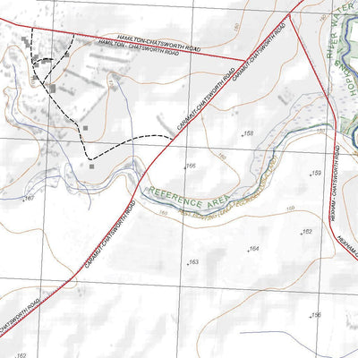 Getlost Map 7422-3 CHATSWORTH Victoria Topographic Map V16b 1:25,000 Preview 2