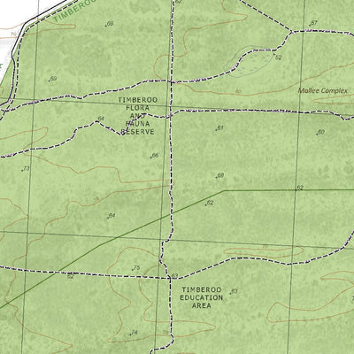 Getlost Map 7327-4 WALPEUP Victoria Topographic Map V16b 1:25,000 Preview 3