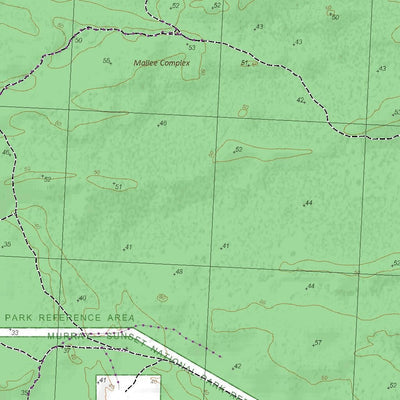 Getlost Map 7328-4 NOWINGI Victoria Topographic Map V16b 1:25,000 Preview 3