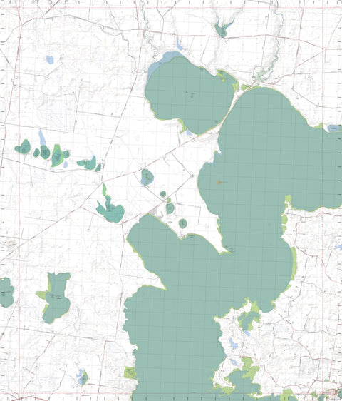 Getlost Map 7521-1 CORANGAMITE Victoria Topographic Map V16b 1:25,000 Preview 1