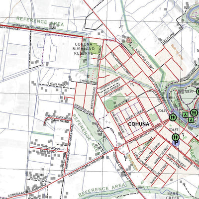 Getlost Map 7726-3 COHUNA Victoria Topographic Map V16b 1:25,000 Preview 3