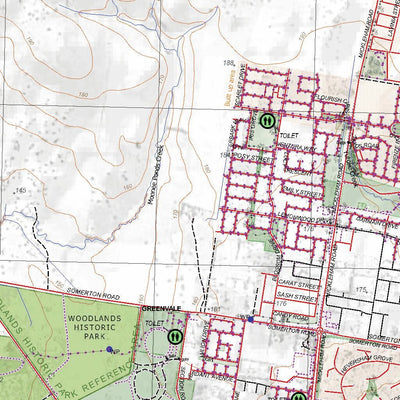 Getlost Map 7822-1 BROADMEADOWS Victoria Topographic Map V16b 1:25,000 Preview 2