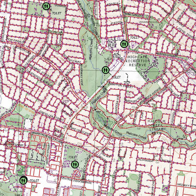 Getlost Map 7822-1 BROADMEADOWS Victoria Topographic Map V16b 1:25,000 Preview 3