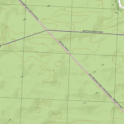 Getlost Map 7428-3 WEMEN Victoria Topographic Map V16b 1:25,000 Preview 2
