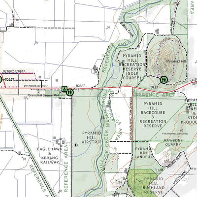 Getlost Map 7725-4 MITIAMO Victoria Topographic Map V16b 1:25,000 Preview 3