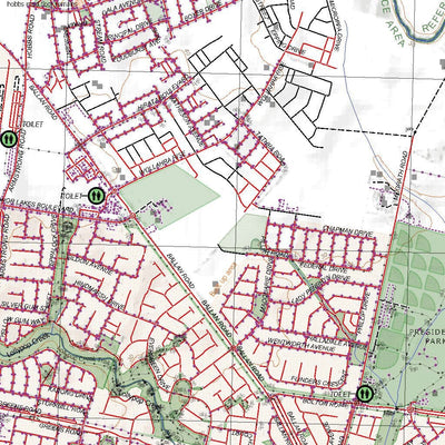 Getlost Map 7822-3 WERRIBEE Victoria Topographic Map V16b 1:25,000 Preview 2