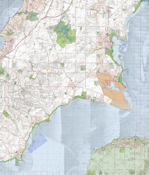 Getlost Map 7921-3 HASTINGS Victoria Topographic Map V16b 1:25,000 Preview 1
