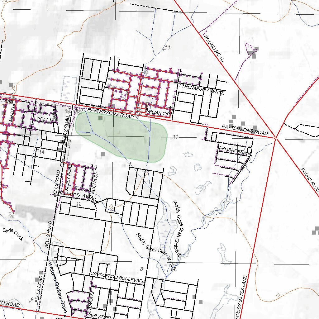 Getlost Map 7921-1 CRANBOURNE Victoria Topographic Map V16b 1:25,000 by ...