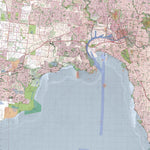 Getlost Map 7822-2 MELBOURNE Victoria Topographic Map V16b 1:25,000 Preview 1