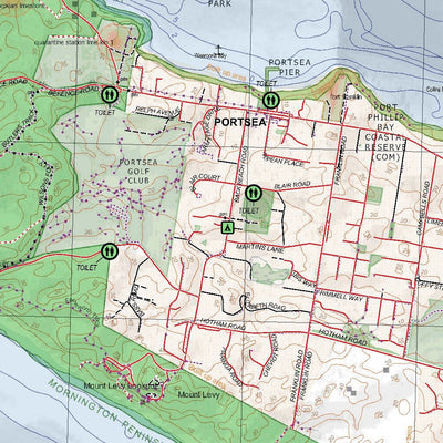 Getlost Map 7821-3 SORRENTO Victoria Topographic Map V16b 1:25,000 Preview 3