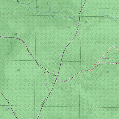 Getlost Map 7926-3 YIELIMA Victoria Topographic Map V16b 1:25,000 Preview 2